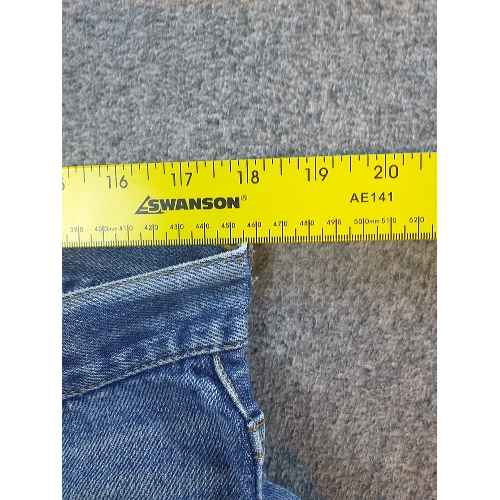 Levis 550 Relaxed Fit Blue Denim Jeans Mens 36x29 Medium Wash Tapered Leg 00550 - Picture 10 of 16